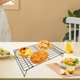 thumbnail image 4 of Rejillas de enfriamiento, rejillas de cocción, cocina, asado, secado, áspero, horno, rejilla para alimentos, soporte para pasteles, 4 of 6