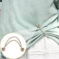 thumbnail image 6 of 1 Pair Multi-Function Magnetic Clothing Clip with Chain Multi-Purpose Pinless Brooch Metal Buttons Clip Clothes Shawl Scarf Trouser Legs Cuff Magnet Pin Buckle, 6 of 8
