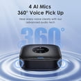 thumbnail image 2 of Altavoz para conferencias EMEET M0 Plus, 4 micrófonos AI, voz de 360°, 2 of 8