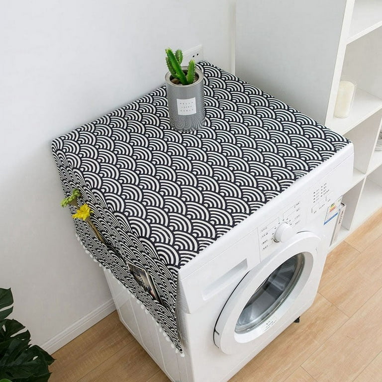 2pcs Washer And Dryer Covers, Portable Washer Cover With Zipper Design,  Dustproof Waterproof Laundry Covers For Washer And Dryer, Washing Machine  Cove