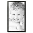 thumbnail image 2 of ArtToFrames 25" x 45" Honors Black with Silver Picture Frame, 25x45 inch Black Wood Poster Frame (WOM-5157),  Pack, 2 of 7