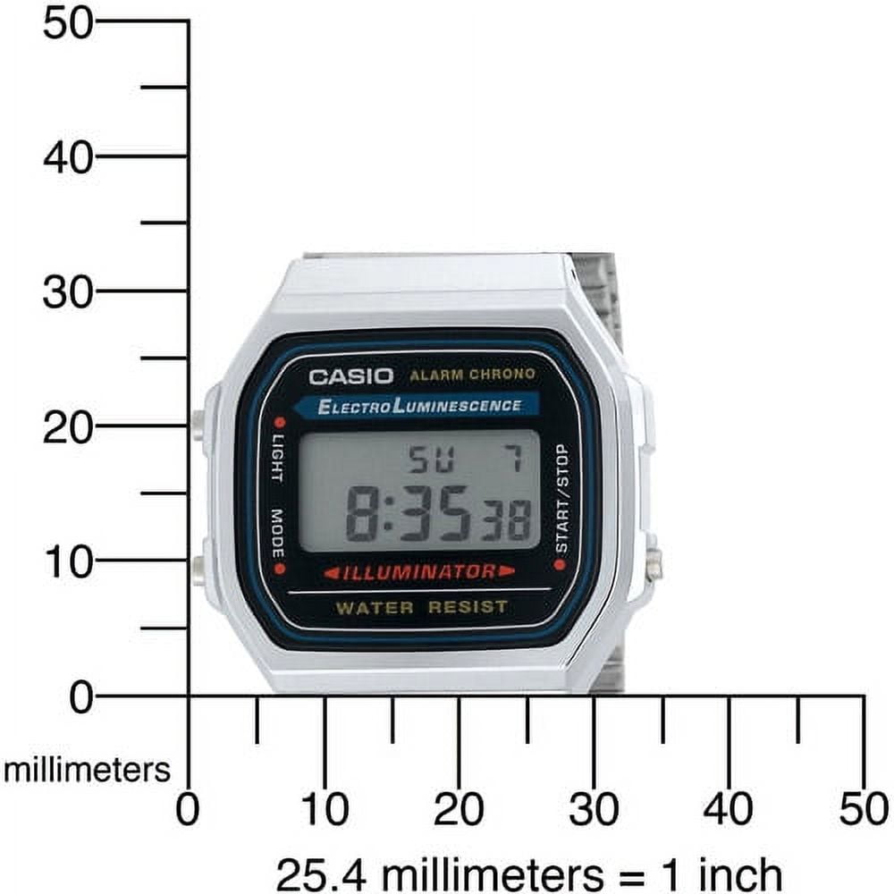 Casio Men s Classic Digital Illuminator Watch A168WA 1 Walmart