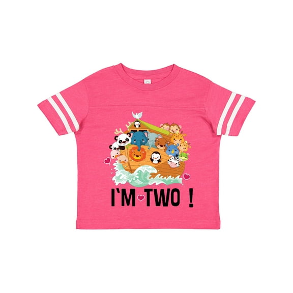 Inktastic 2nd Birthday Party Animal Ark Boys or Girls Toddler T-Shirt