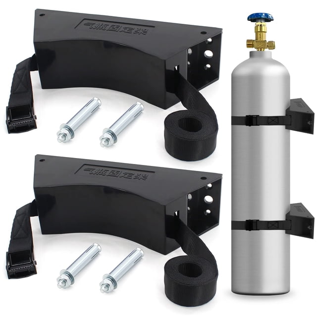 Soporte para tanque de propano TECWAP, 2 unidades, soporte de pared para cilindros de gas