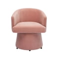 thumbnail image 3 of Kristen Pink Rolling Desk Chair, 3 of 7