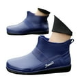 thumbnail image 3 of KANG Water Shoes Men's Dining Car Washing Low Top Work Shoes Kitchen Shoes Rain Boots Collar Gardening Boots Ultra Lightweight Portable Garden Shoes, 3 of 7