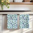 thumbnail image 7 of Blue Starfish Anchor Kitchen Towels Set of 1, Summer Coastal Teal Waves Stripe Absorbent Dish Towels for Kitchen, Microfiber Hand Towel, Quick Drying Tea Towel for Cleaning Decorative Dishcloths, 7 of 7
