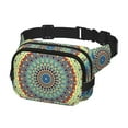 thumbnail image 2 of Easygdp Round Mandala1 Fanny Packs para Mujeres y Hombres, Bolsa de Cinturón, Bolsos de Cruz para Trabajo/Correr/Senderismo, 2 of 9