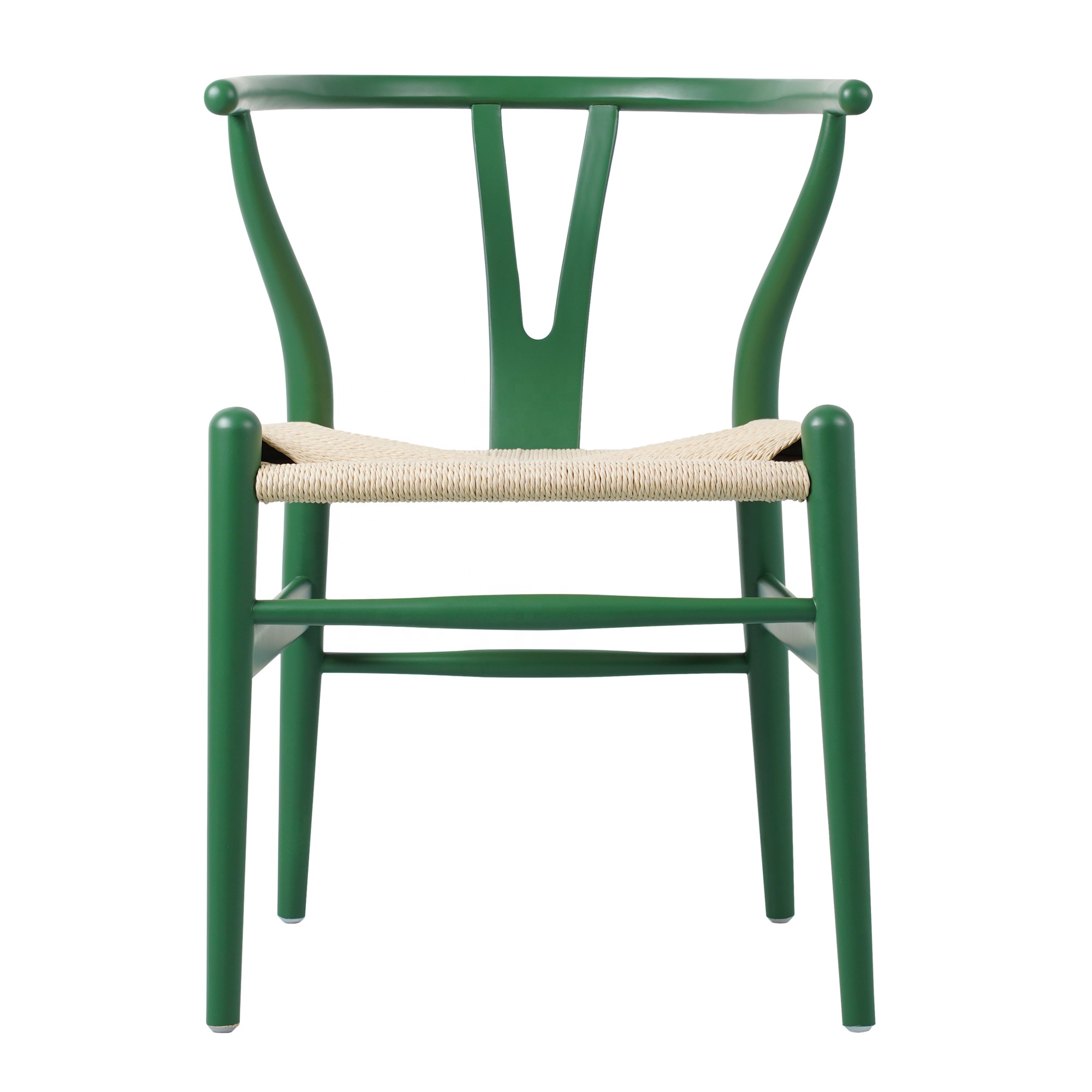 Tomile Modern Beech Wood Wishbone Chair, Green Dining Chair for kitchen