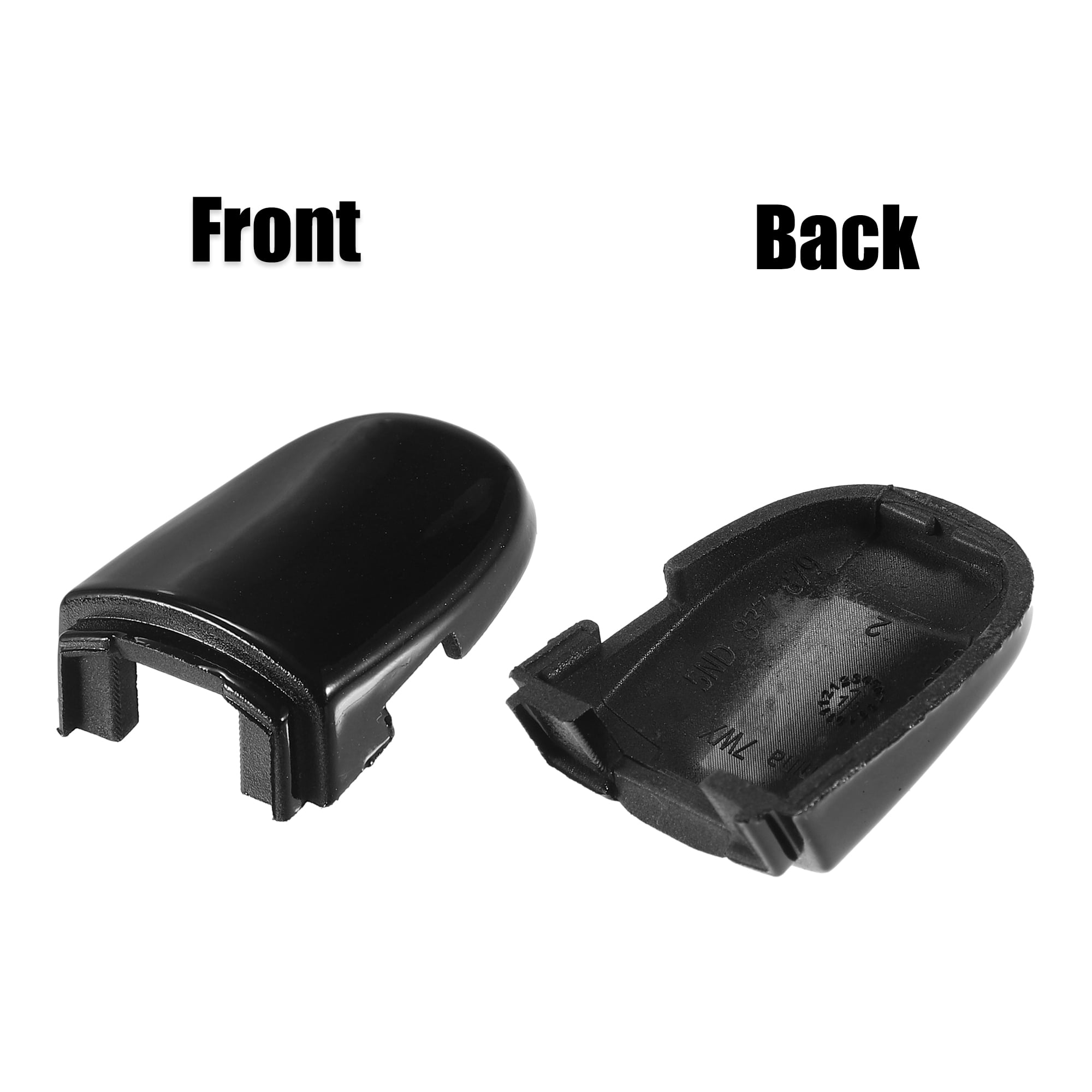 Unique Bargains Exterior Door Handle Lock Cover Cap Black for Volkswagen Jetta