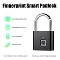 thumbnail image 3 of Fingerprint Padlock Door Lock Smart Biometric Cabinet Luggage Suitcase Micro USB, 3 of 8