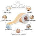 thumbnail image 4 of 2 Rolls Silicone Patches, Silicone Face Tape, 1.6in X 4.9ft Reusable Silicone Scar Strips Beauty Patches, Anti-Wrinkle Patches for Forehead, Eyes, Mouth, Neck, 4 of 7