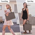 thumbnail image 6 of Large Capacity Tote Bag,Black Daisy Flower Pattern Handbag Fashion Luxury Tote Bag,15.7"x13"x 5.1" Inches,Laptop Compatible, 6 of 6