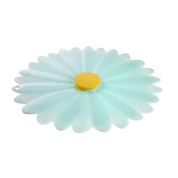 Charles Viancin Daisy Lid Large Aqua 11 inch Silicone Multi-Purpose