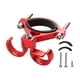 thumbnail image 3 of Gancho para accesorios de motocicleta, gancho para accesorios eléctricos, piezas de repuesto simples, soporte de gancho doble Rojo, 3 of 9