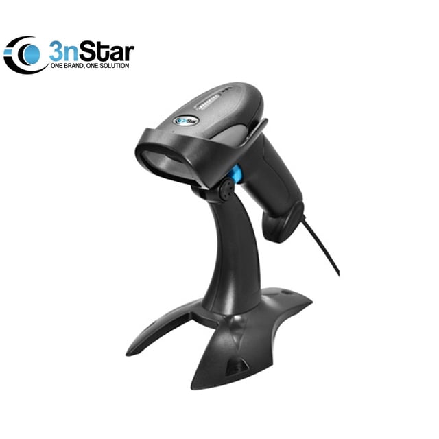 LECTOR DE CODIGO DE BARRAS 3nStar SCI150 LASER C/BASE Y CABLE USB SCI150