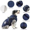 thumbnail image 4 of Chaqueta para perro, chaleco de invierno, chaquetas, abrigo para perro, jersey para perro, disfraz de esquí para mascotas, chaleco acolchado de algodón sin mangas con correa para el pecho, 4 of 5