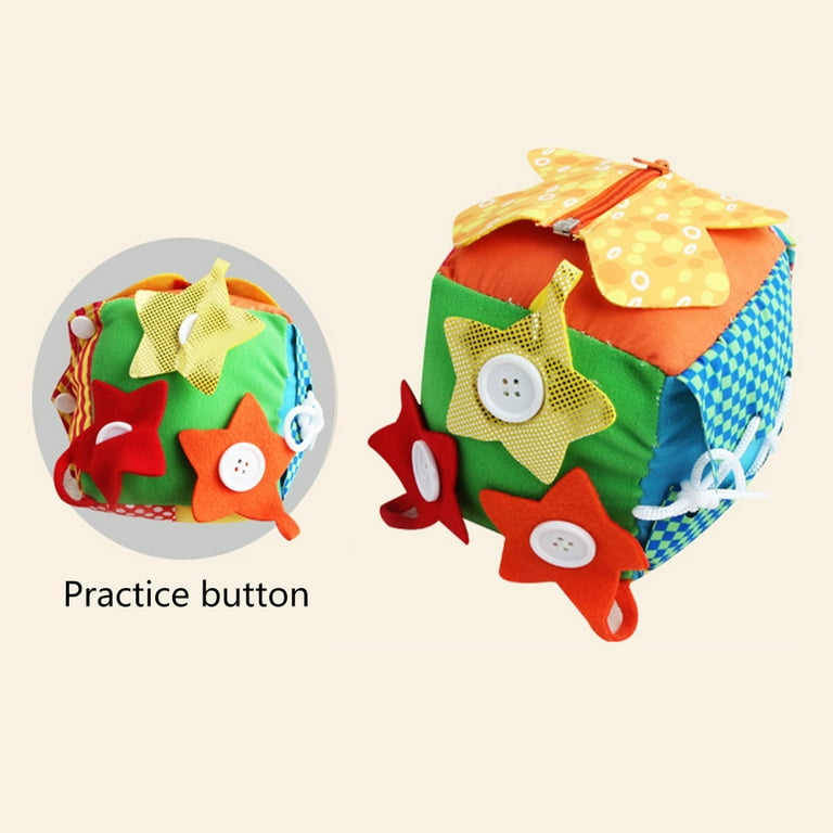 Learning doll with 2024 zippers and buttons