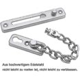 thumbnail image 2 of 2pcs Heavy Duty Stainless Steel Door Chain Lock, Extra-Thick Security Slide Chain for Front Door, Apartment Home Safety Latch, 2 of 5