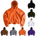 thumbnail image 6 of Chiccall Mens Fleece Hoodie Oversized Long Sleeve Solid Hooded Sweatshirts Casual Fashion Athletic Pullover, 6 of 6