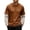 Light Brown-B#100805HH, variant on Hearthz Mens Shirts Long Sleeve Fake Two Piece Spliced Men's T-Shirts Crew Neck Contrast Streetwear Athletic Shirts for Men Khaki XXXL