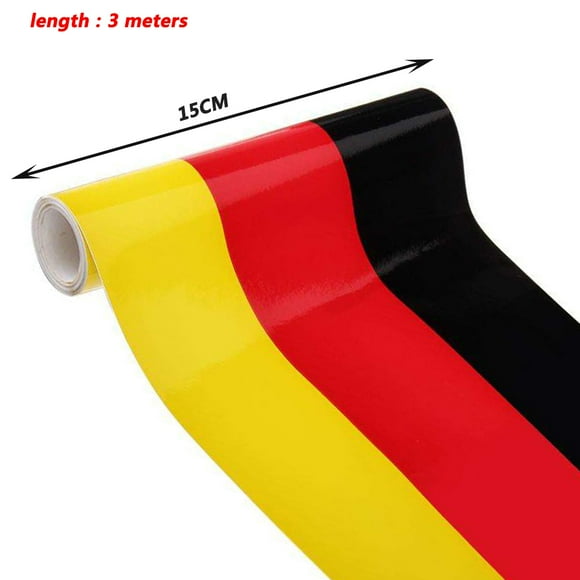 3colors Stripes Car Sticker Car Cover Hood Decals Applique