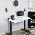 thumbnail image 2 of Stand Up Desk Store Electric Adjustable Height Standing Desk with Programmable Memory (Charcoal Frame/Gloss White Top, 48" Wide), 2 of 8