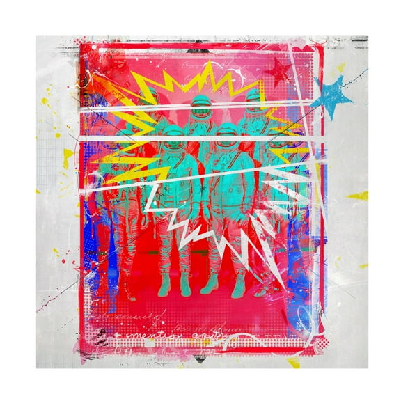 Canvas Wall Art - Teis Albers 'Austronatus' Wall Art for Living Room, Bedroom, or Office Décor by Trademark Fine Art - 14 x 14 Inches