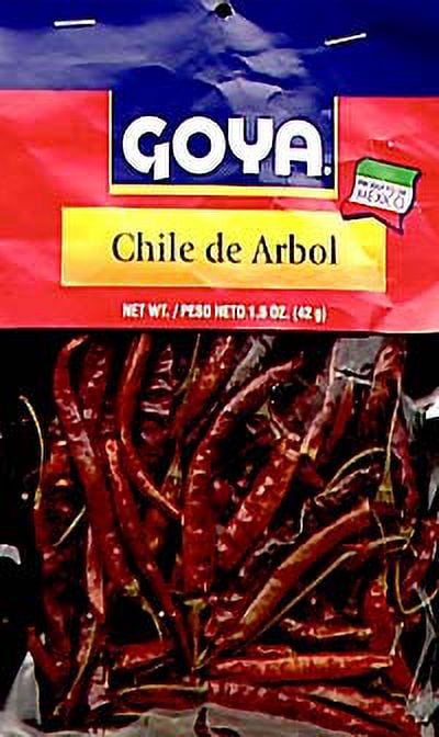 Goya Chile Arbol Peppers, 3 oz