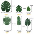 thumbnail image 4 of QualitChoice 60 Pieces Artificial Leaves Home Bedroom Simulation Leaf Decoration 9 Kinds 1 Pc, 4 of 6