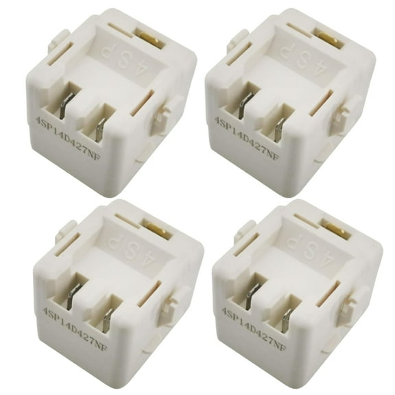 Scaroo 61005518 Refrigerator Relay and Overload for Whirlpool 4-Pack