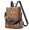 Thanksgiving Turkey Corn Pilgrim Hat Pattern, variant on Thanksgiving Brown Tan Plaid Pattern Fashion Backpack, Casual Daypack with Side Bottle Pockets & Convertible Strap, Water Repellent Polyester Gifts for Birthday Christmas Thanksgiving