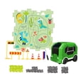 thumbnail image 4 of Juego de rompecabezas de carrito eléctrico para armar uno mismo con vehículos para niños de 3 años Tema de dinosaurio 4 piezas, 4 of 9