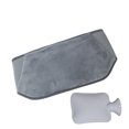 thumbnail image 1 of Cinturón + botella de agua caliente gris, juego de cinturón de felpa, botella de agua caliente de goma para aliviar el dolor y el calor Wmkox8yii HFSH1071, 1 of 1