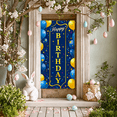 thumbnail image 5 of Blue and Gold Happy Birthday Banner with Balloon Star Elements Party Decoration Backdrop for Birthday Party Celebrations Photography Props Party Supplies, 5 of 8