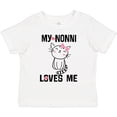 thumbnail image 3 of Inktastic Nonni Loves Me Granddaughter Kitty Cat Girls Toddler T-Shirt, 3 of 5
