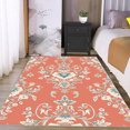 thumbnail image 2 of 4'x6' christmas carpet runner carpet runner for hallway bohemian area rug coastal area rug low pile area rug, 2 of 10