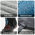thumbnail image 4 of Labymos Leg Gaiters Doublé en Polaire Imperméable Réglable -Déchirure Botte de Neige Gaiters pour Randonnée en Plein Air Ski, 4 of 7