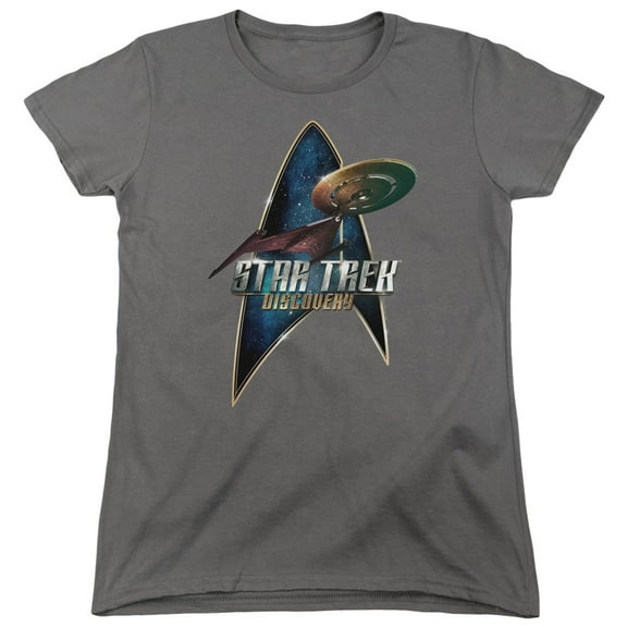 Star Trek Discovery Discovery Deco Women's T-Shirt Charcoal