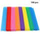 thumbnail image 5 of 100 piezas desechables de paja recta colorida boca plana accesorios para vasos de paja, 5 of 9