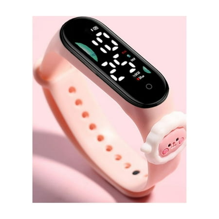Clearance Now! HIMIWAY Sweatshirt Dress Electronic Watches with Pedometer for Kids Durable and Shockproof Smartwatch for Adventurous Kids LED Electronic Waterproof Watch