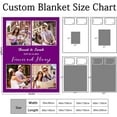 thumbnail image 3 of Blanket Pictures Customized, Valentine's Day Gifts for Girlfriend Boyfriend, Unique Couples Gifts for Wife Husband, Personalized Blanket with Photo, Romantic Gifts for My Lover, 3 of 6