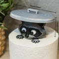 thumbnail image 3 of Novelty Raccoons Bathroom Tissue Shelf Decorative Adhesive Mount Storage Unit For Home Commercial Spaces, 3 of 9