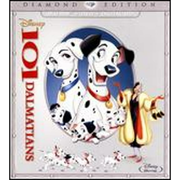 Pre-Owned 101 Dalmatians [Diamond Edition] [2 Discs] [Blu-ray/DVD] (Blu-Ray 0786936843538) directed by Clyde Geronimi, Hamilton Luske, Wolfgang Reitherman