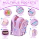 thumbnail image 2 of Mochila PIG PIG GIRL Kids para niñas con libros escolares, color morado, 2 of 9