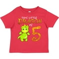 thumbnail image 3 of Inktastic Dragon 5th Birthday Turning Five Boys or Girls Toddler T-Shirt, 3 of 5