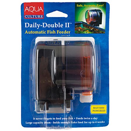 - Aqua Culture Daily-Double II Automatic Fish Feeder