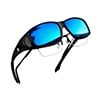 01-Black Frame/Blue Lens