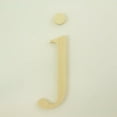 thumbnail image 1 of Package of 1, 16 Inch X 1/2" Thickness Baltic Birch Wood Letter j in The Times New Roman Font, Thick, Lower Case for Art & Craft Project, Made in USA, 1 of 4