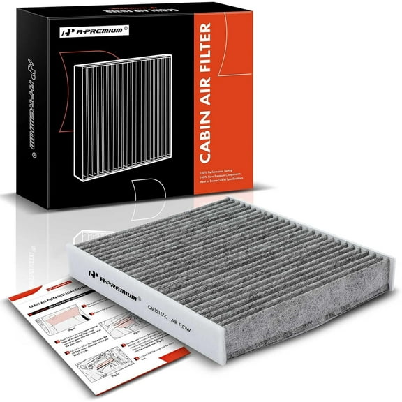 A-Premium Cabin Air Filter with Activated Carbon Compatible with Lexus, Toyota, Mazda Models - Avalon, Camry, Highlander, Corolla, RAV4, Prius, Sienna, ES300h, NX250, RX350, RX450h